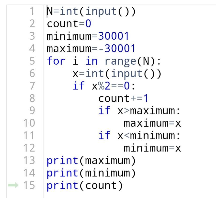 Что выведет программа for i in range. Х = INT(input()). N INT input. A=INT(input) ("введите первое число. A INT input введите число.
